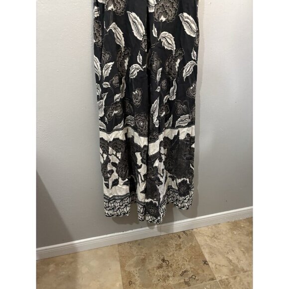 anthropologie Floreat Soha Maxi Dress Floral With Pockets Women Small - Picture 3 of 13